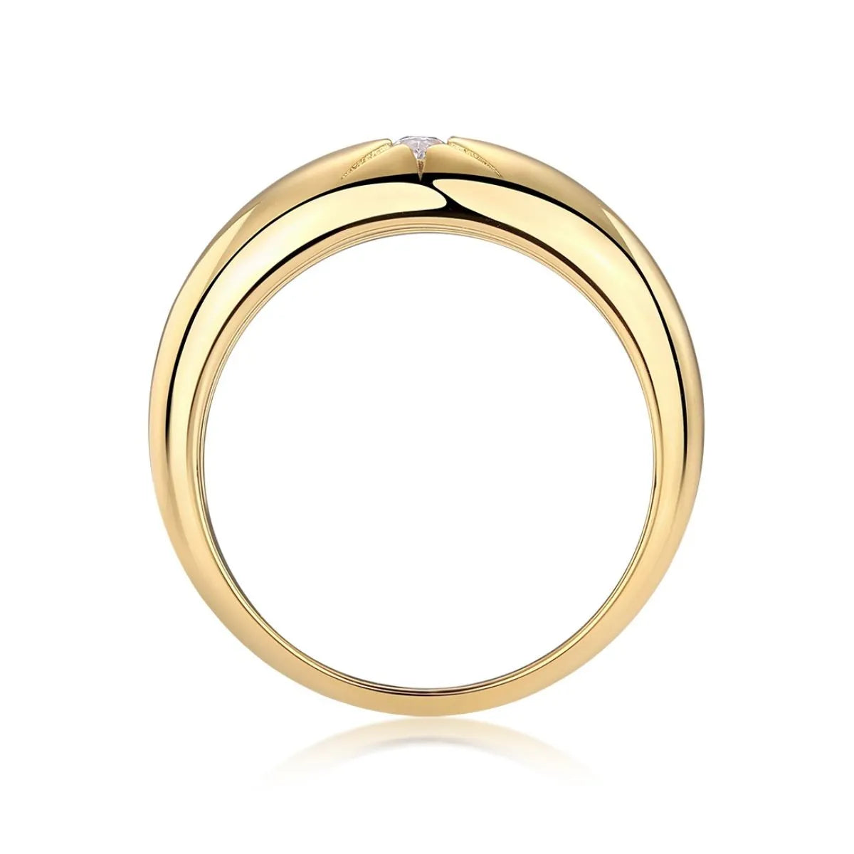 925 Sterling Silver Moissanite Ring OutfitFlow