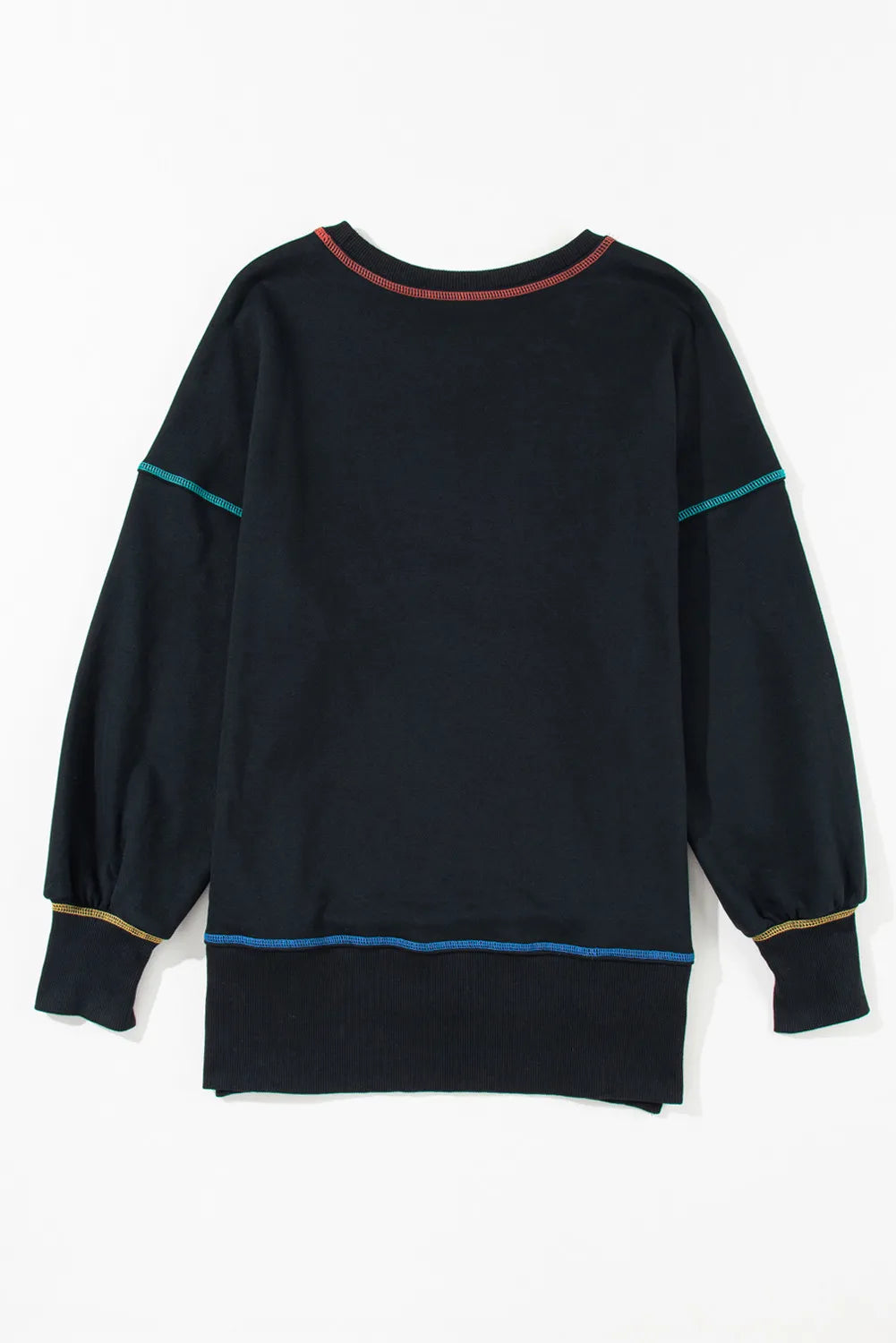 Pumpkin & Flower Graphic Long Sleeve Sweatshirt OutfitFlow