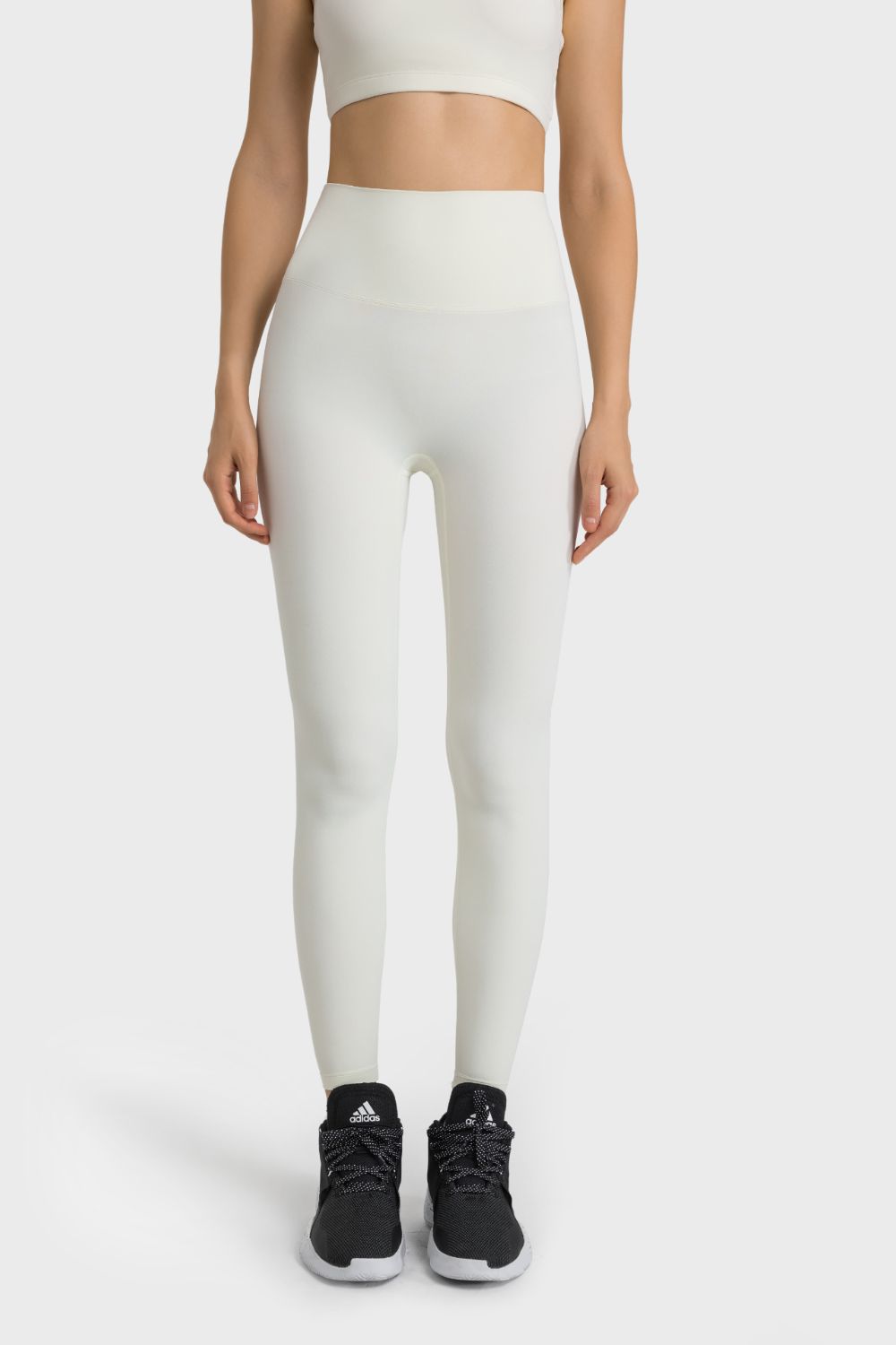 Millennia High Waist Active Pants White One Size OutfitFlow