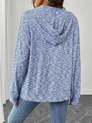 Textured Knit Zip-Up Jacket OutfitFlow