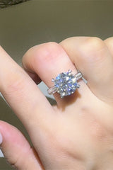 Outfit Flow - 5 Carat Moissanite 925 Sterling Silver Ring