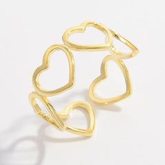 925 Sterling Silver Heart Ring OutfitFlow