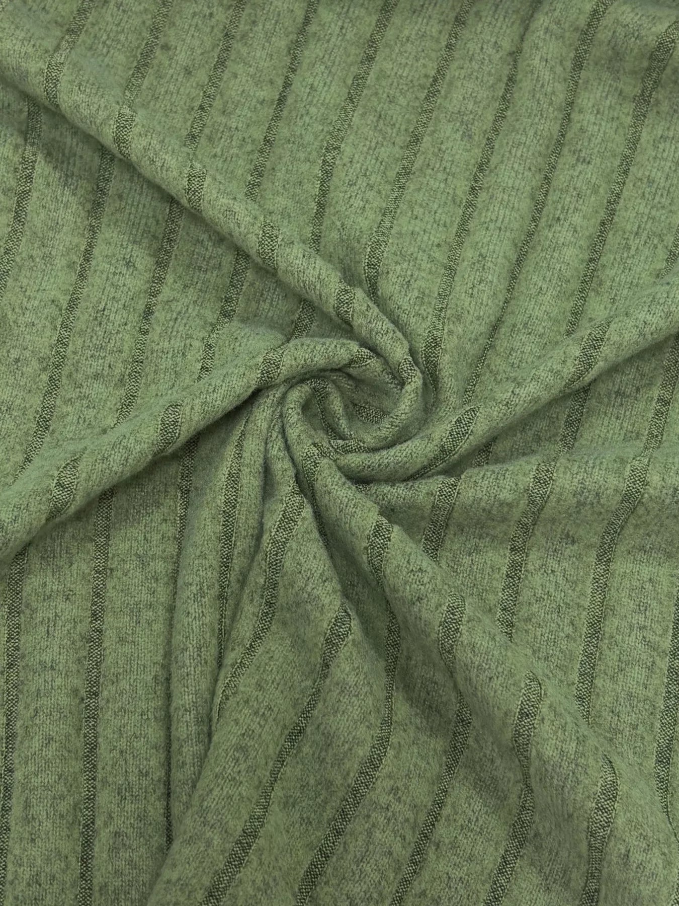 Ribbed Knit A-Line Midi Dress Trendsi