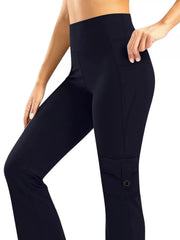 High-Waisted Yoga Pants with Pockets OutfitFlow