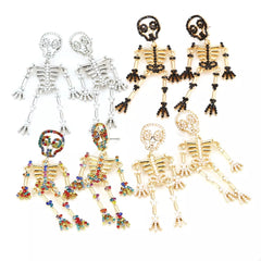 Halloween Skeleton Statement Earrings OutfitFlow