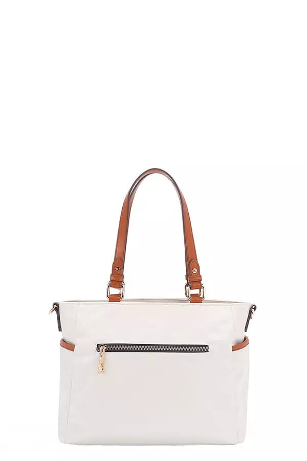 Nicole Lee USA Multi-Compartment Convertible Tote Bag Trendsi