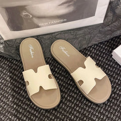 Open Toe Flats Sandals OutfitFlow