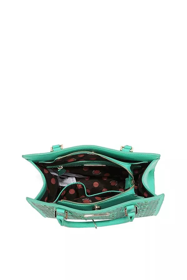 Nicole Lee USA Structured Tote Bag OutfitFlow