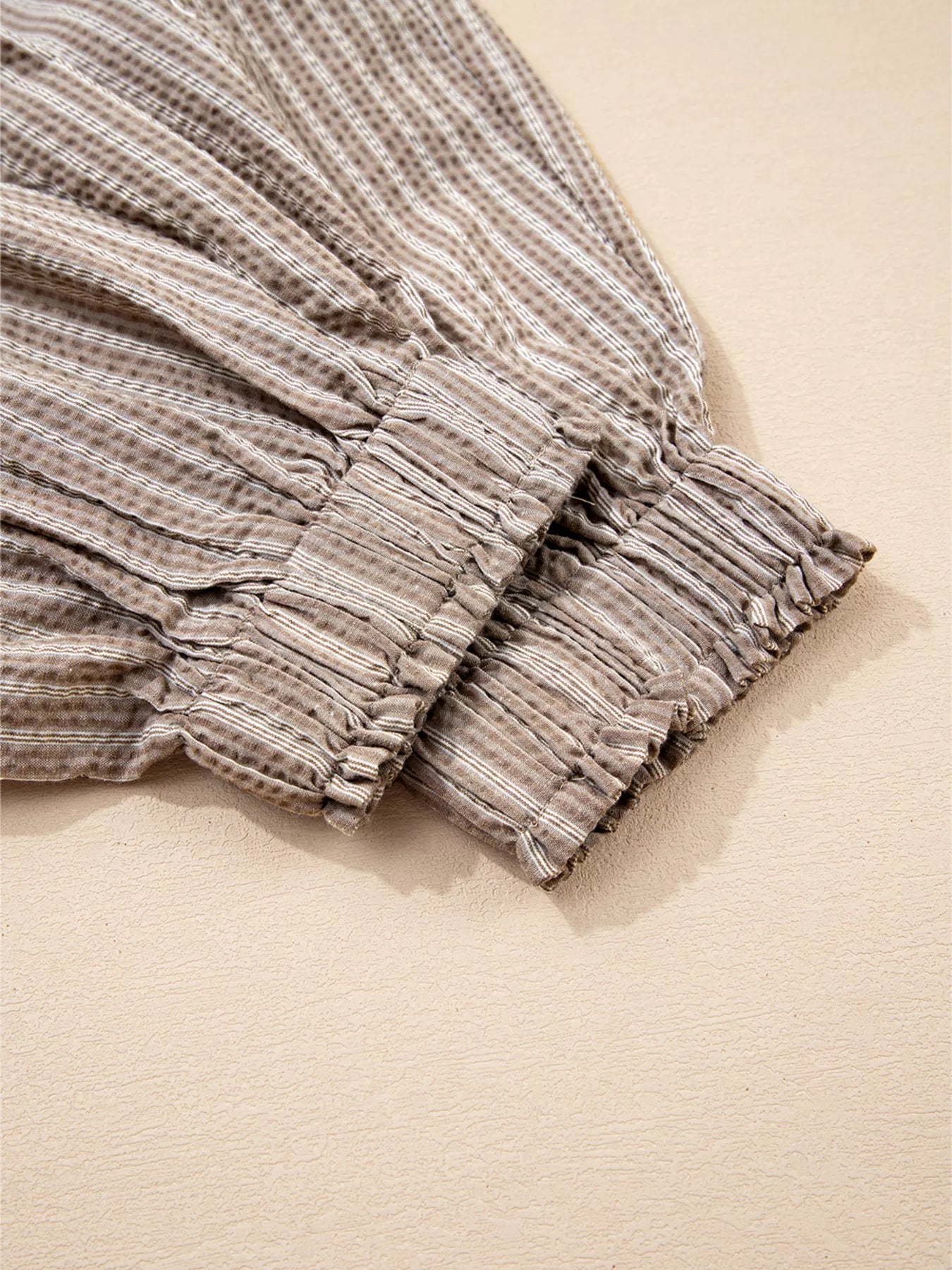 Stripe Drawstring Cargo Jogger Pants with Pockets OutfitFlow