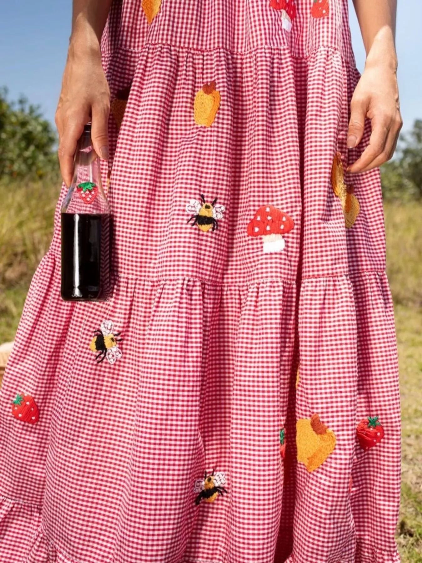 Square Neck Tiered Maxi Dress OutfitFlow