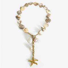 Bohemian Seashell Starfish Pendant Necklace OutfitFlow