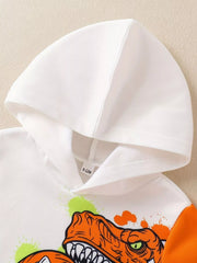 Children's Dinosaur Hoodie & Pants Set Trendsi
