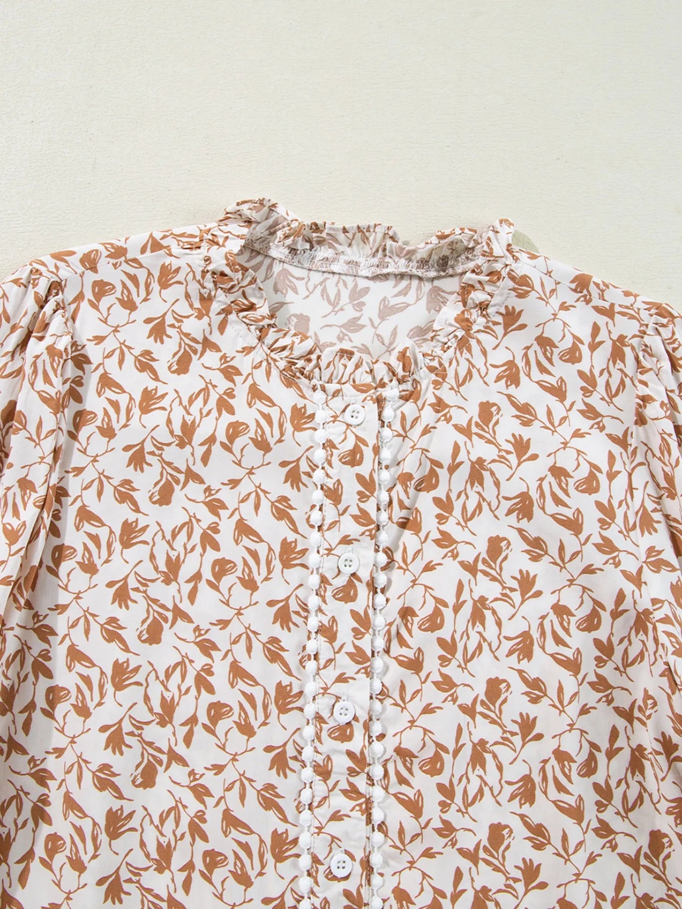Floral Button Down Long Sleeve Shirt OutfitFlow