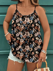 Floral Print Cami Top OutfitFlow