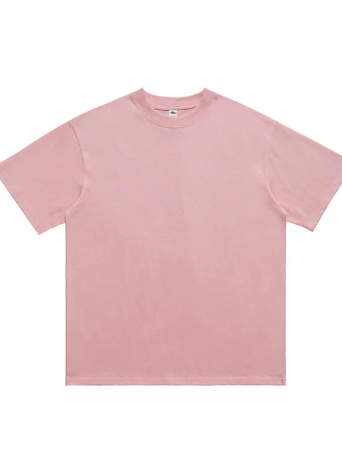 Men's Round Neck Oversized Cotton T-Shirt OutfitFlow