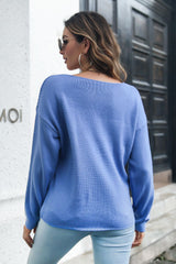 Cable-Knit V-Neck Sweater OutfitFlow