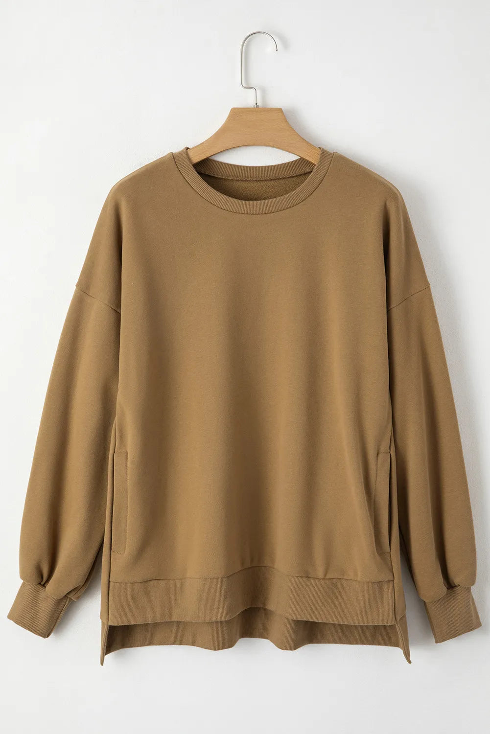 Outfit Flow - Round Neck Long Sleeve Sweatshirt