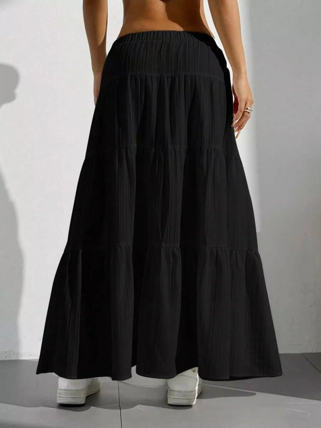 Flowy Tiered Maxi Skirt OutfitFlow