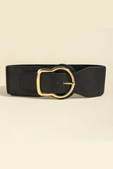 Zinc Alloy PU Leather Belt