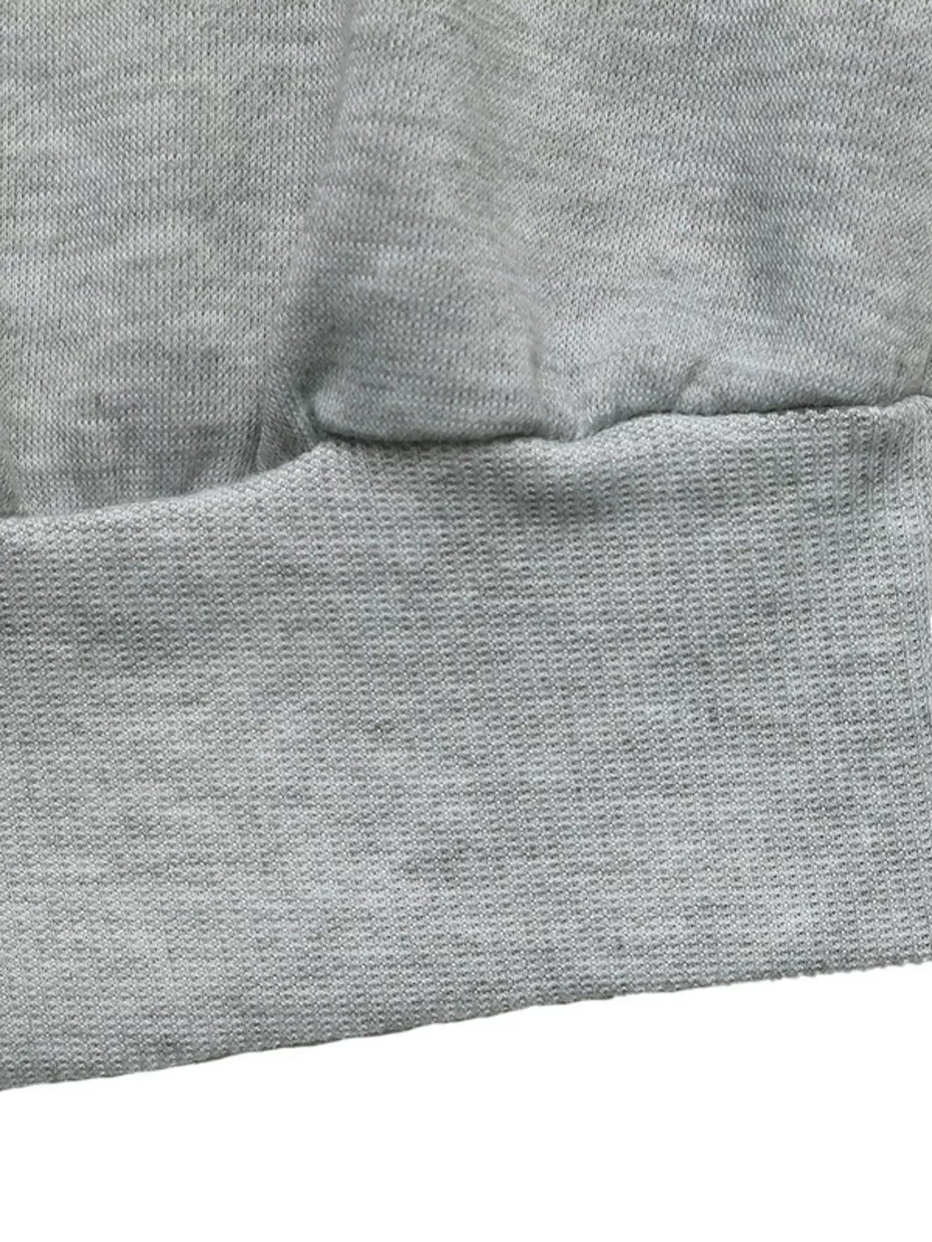 Lace Detail Round Neck Sweatshirt OutfitFlow