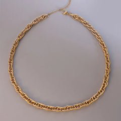 Titanium Steel Chain Necklace OutfitFlow