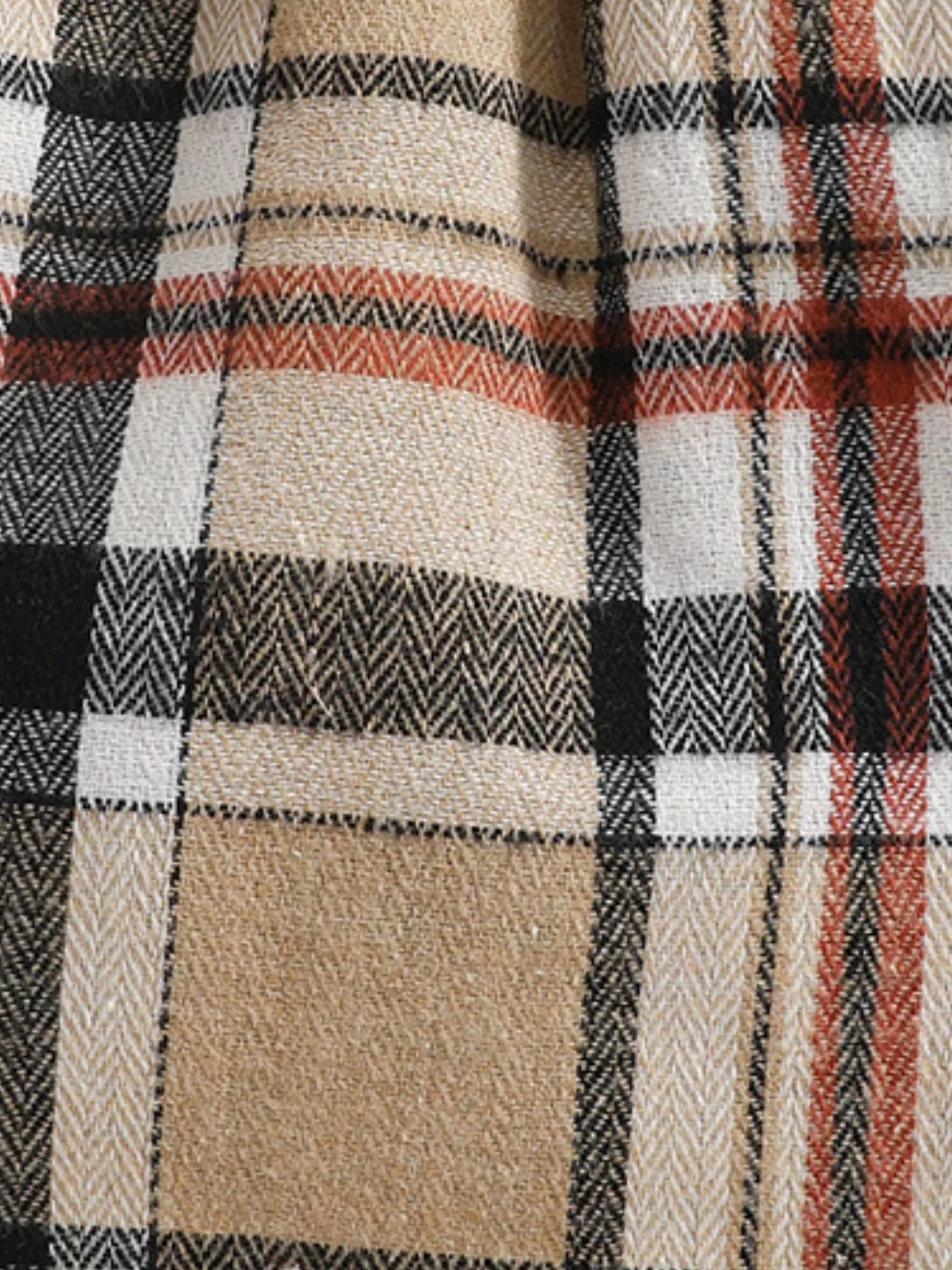 Children's Plaid 3-Piece Outfit Set Trendsi