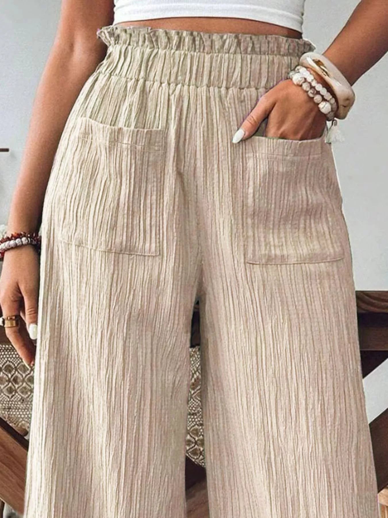 High-Waisted Wide Leg Pants OutfitFlow