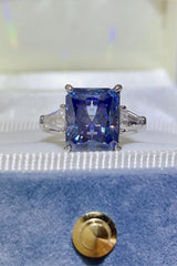 5 Carat Moissanite 925 Sterling Silver Ring OutfitFlow