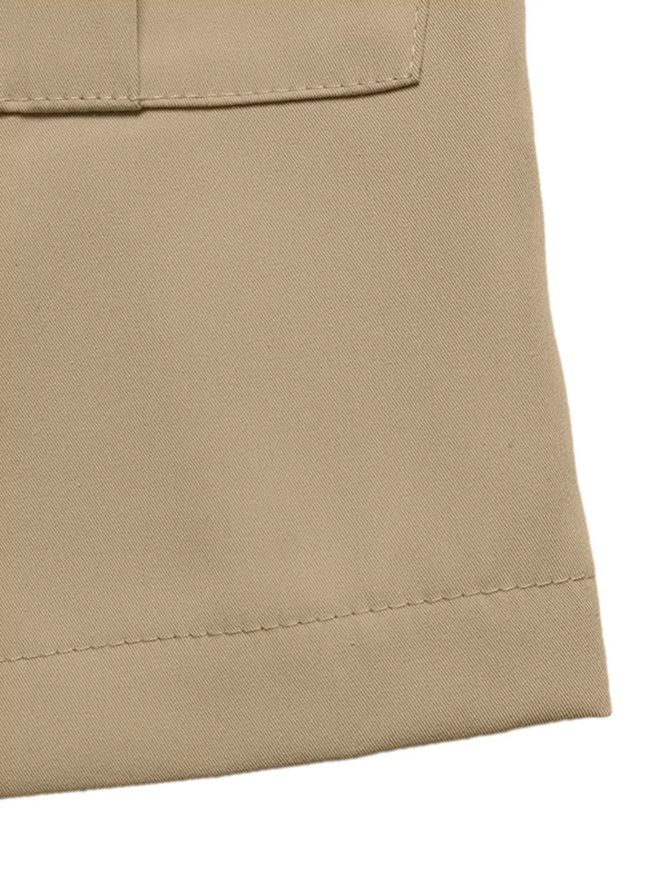 Relaxed Fit Button Up Shacket OutfitFlow