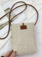 Straw Woven Crossbody Bag OutfitFlow