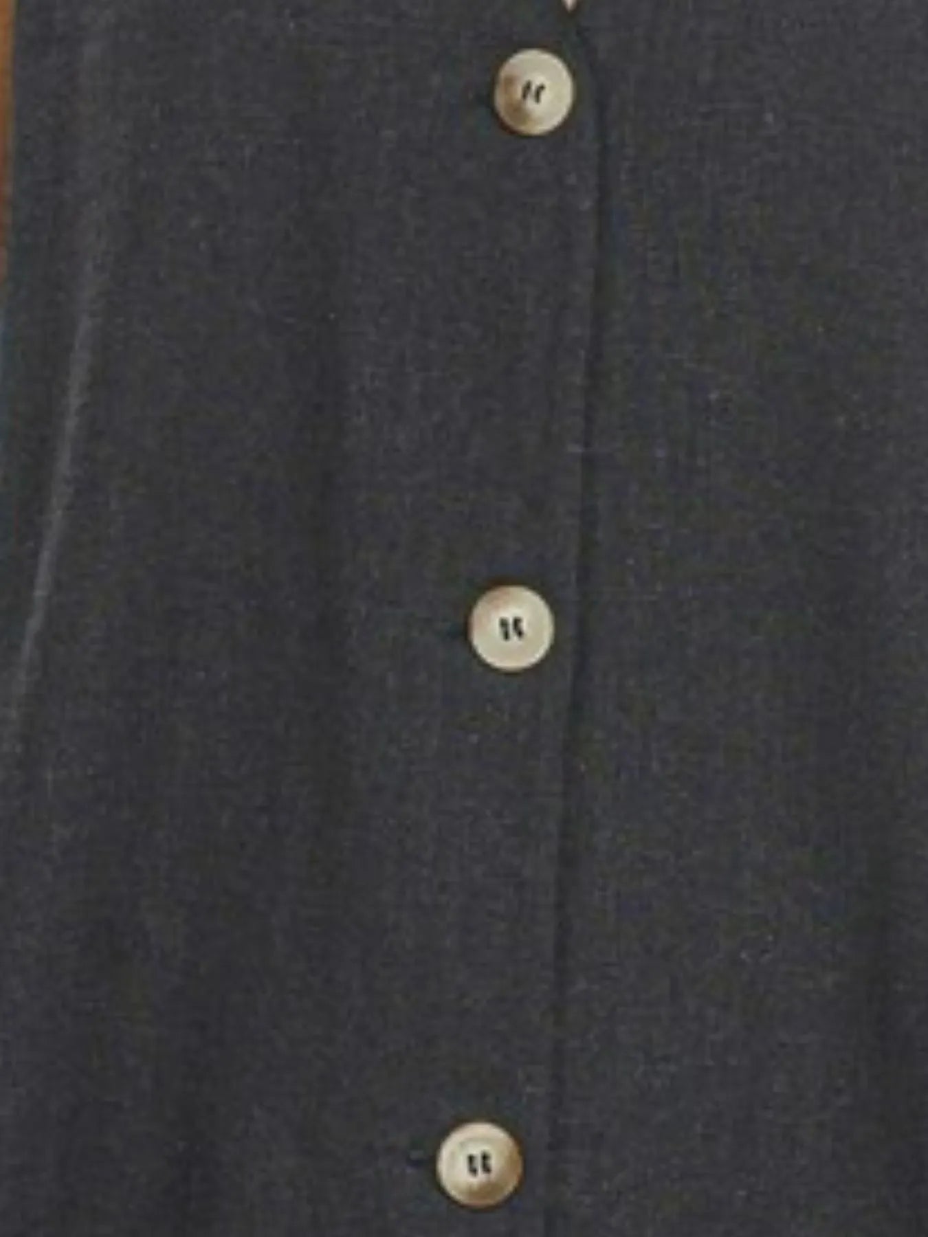 Zenana Side Slit Button-Front Vest OutfitFlow