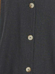 Zenana Side Slit Button-Front Vest OutfitFlow