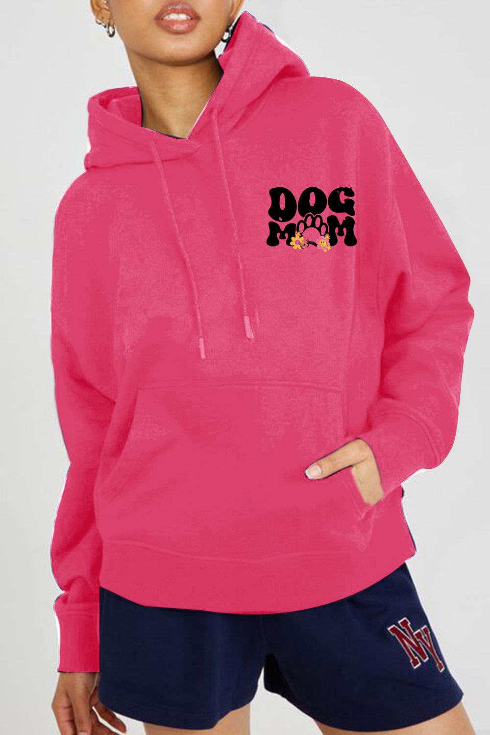 Outfit Flow - Simply Love Simply Love Full Size DOG MOM Graphic Hoodie