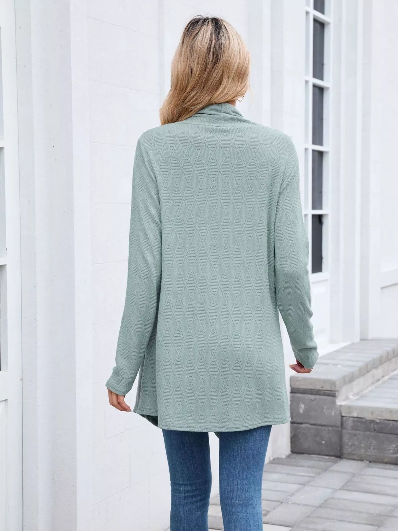 Open Front Long Cardigan OutfitFlow