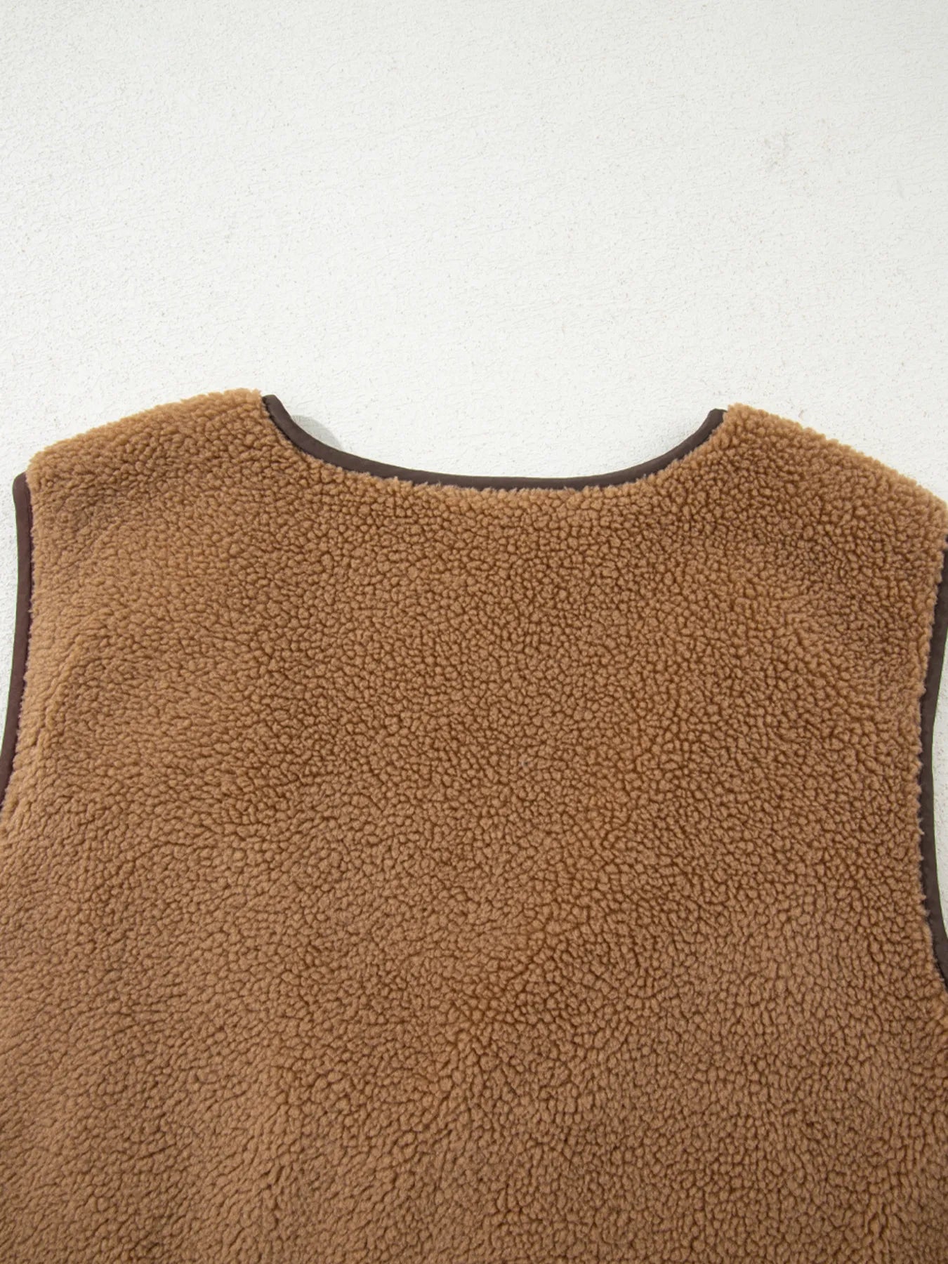 Double Tied Front Vest Coat Trendsi