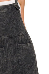 Zenana Woven Double Gauze Acid Washed Romper OutfitFlow