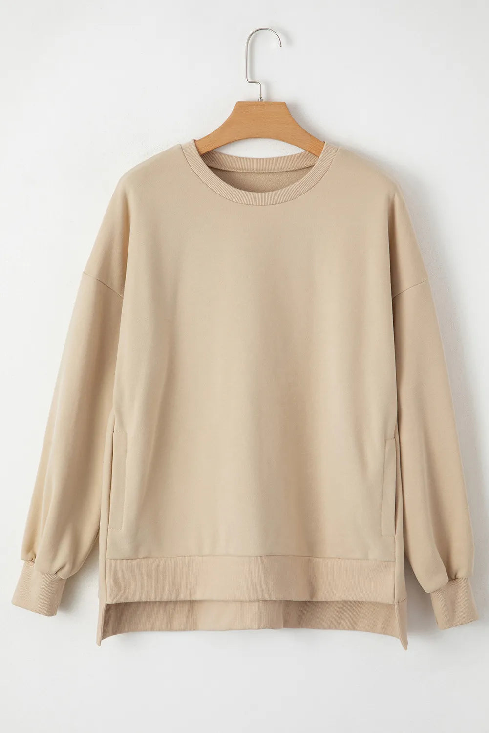 Outfit Flow - Round Neck Long Sleeve Sweatshirt