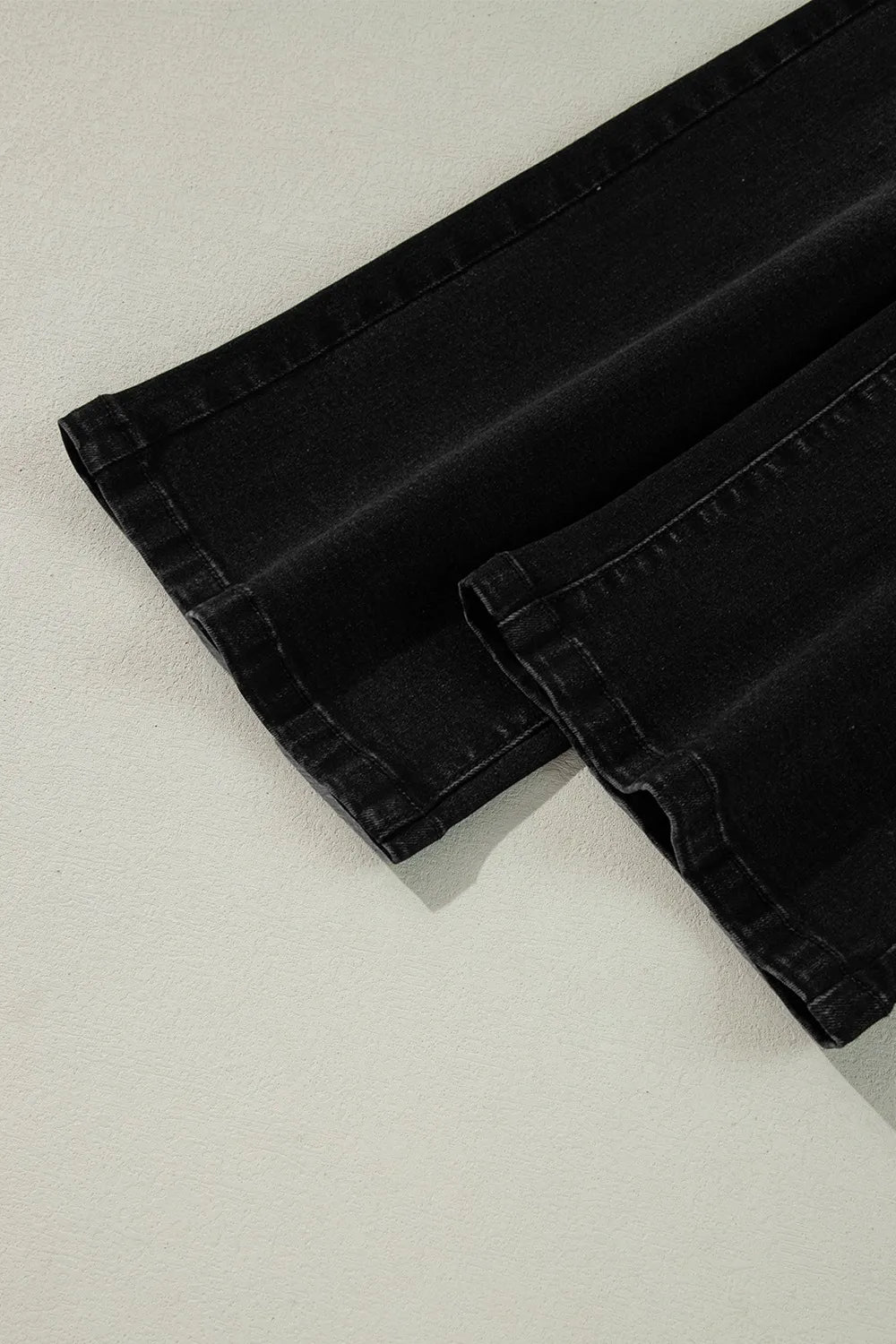 High-Waisted Wide-Leg Vintage Wash Jeans OutfitFlow