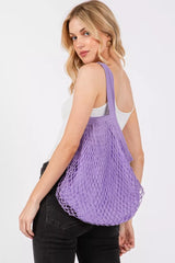 Fame Netted Beach Bag OutfitFlow