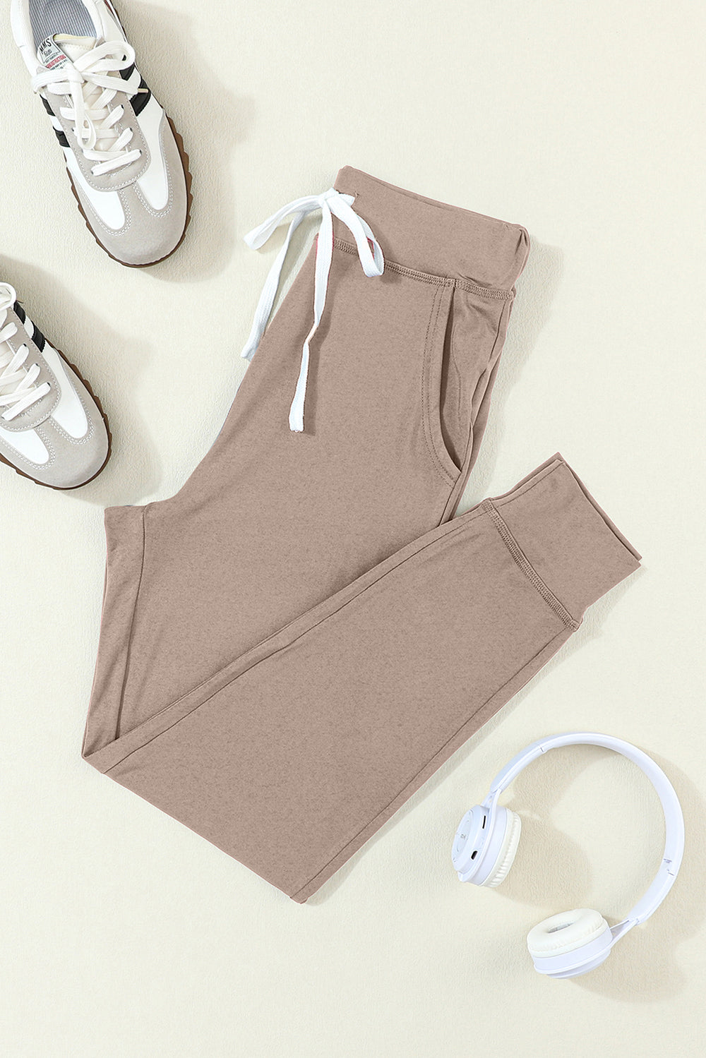 Drawstring Joggers with Pockets OutfitFlow