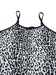 Plus Size Leopard Print Bodycon Maxi Dress OutfitFlow