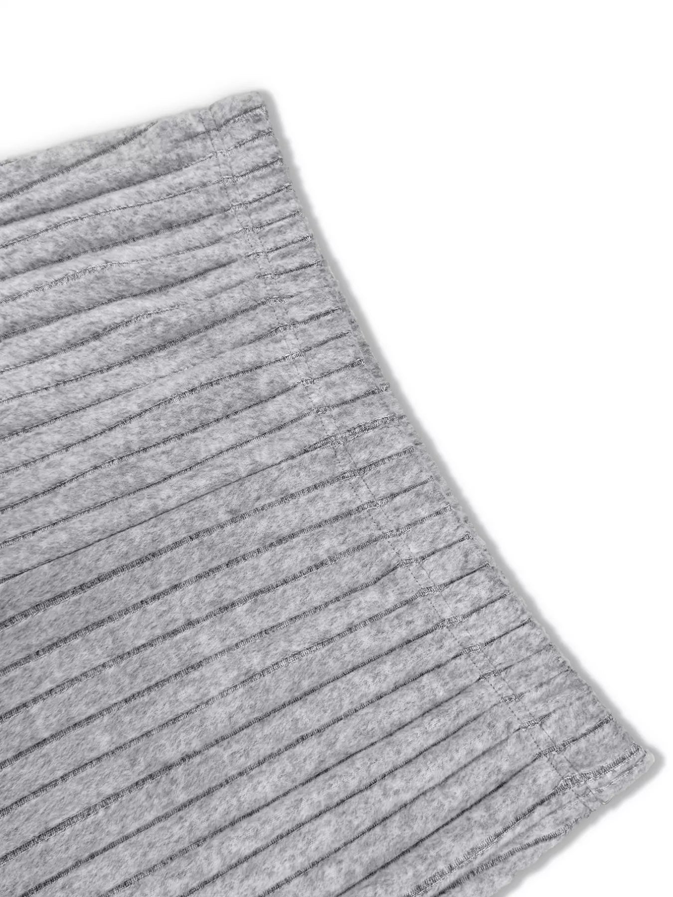 Plus Size Ribbed Knit Long Sleeve Split Dress & Leggings Set OutfitFlow