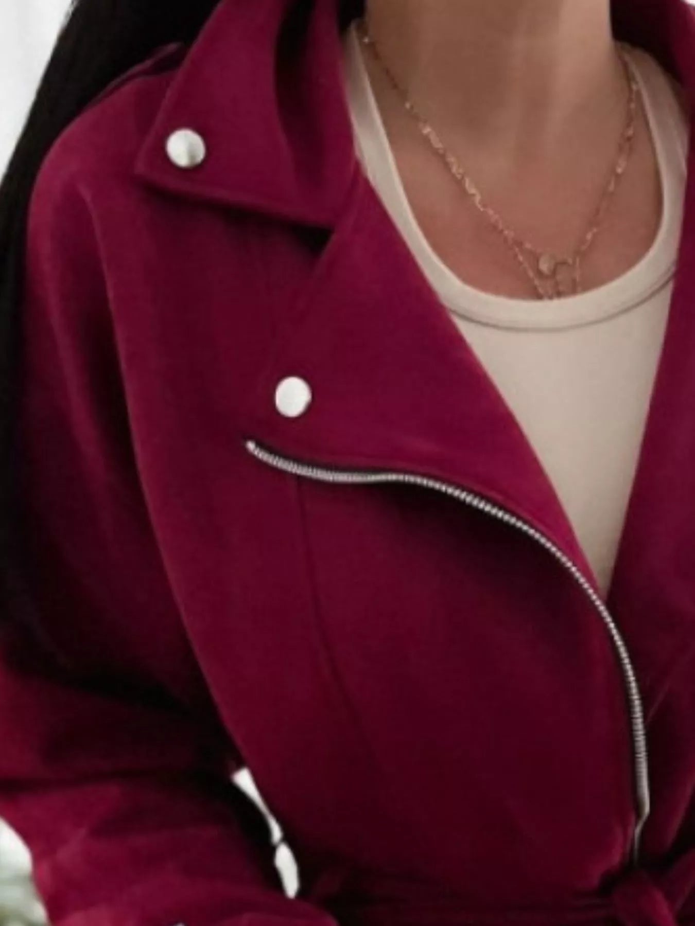 Zip Up Cropped Jacket OutfitFlow