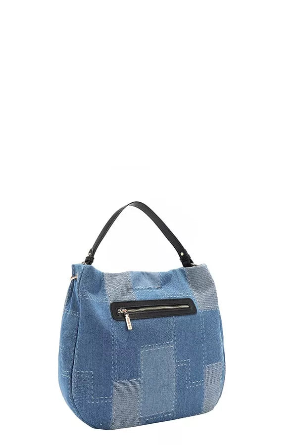 Nicole Lee USA Bosque De Amor Denim Hobo Bag OutfitFlow