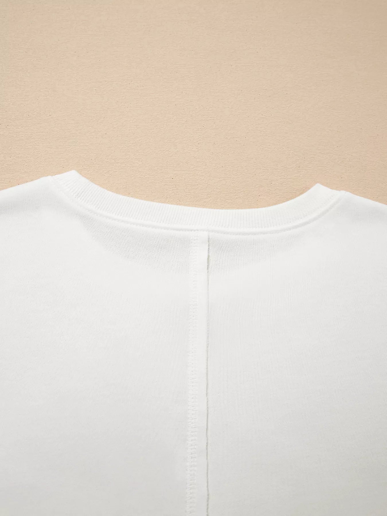 Exposed Seam Detail Color Block Patch Pocket Drop Shoulder Sweatshirt OutfitFlow