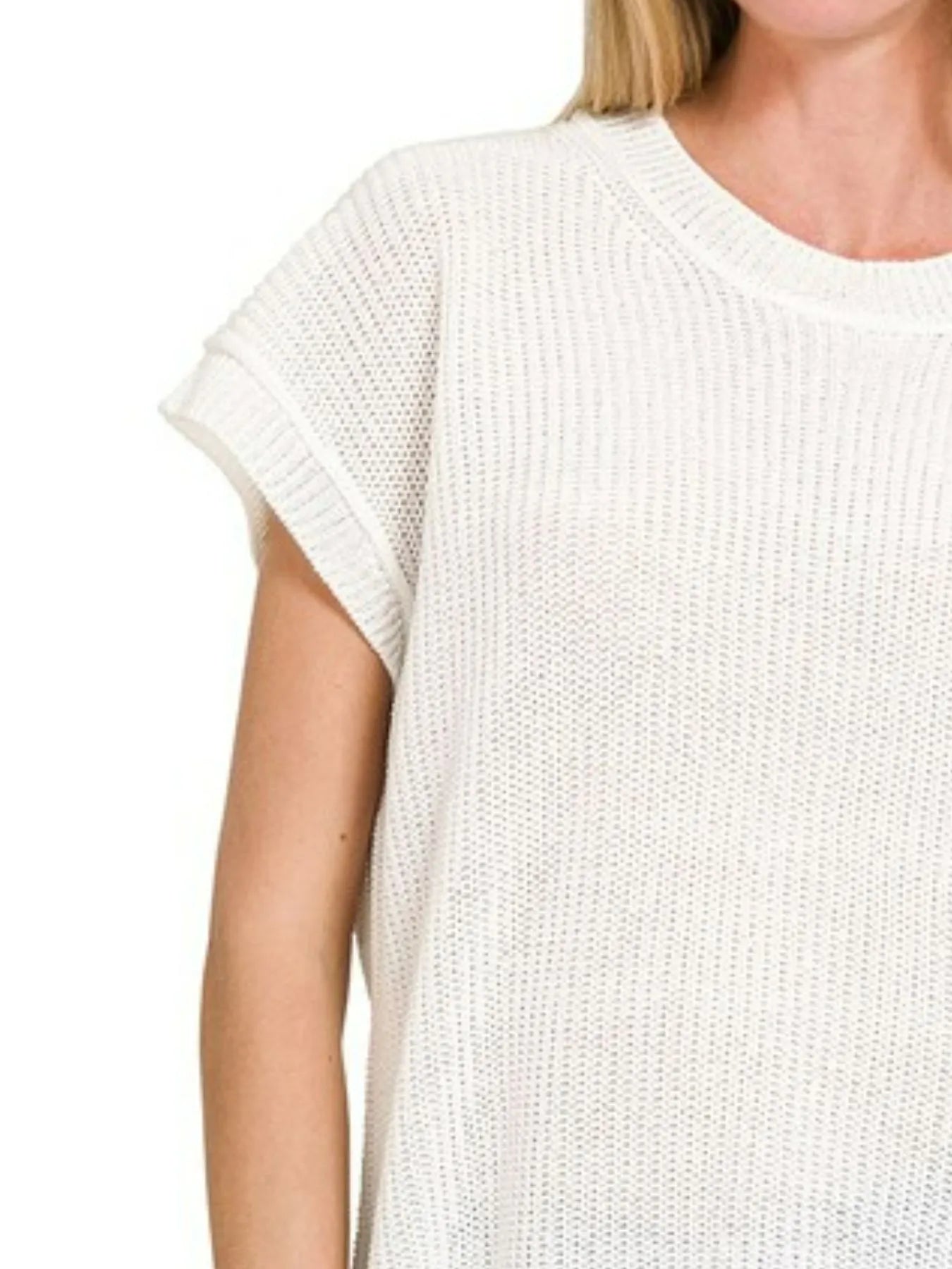 Zenana Oversized Crew Neck Sweater OutfitFlow