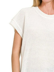 Zenana Oversized Crew Neck Sweater OutfitFlow