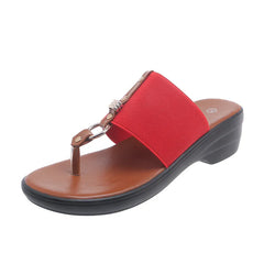 Toe Post Wedge Sandals OutfitFlow