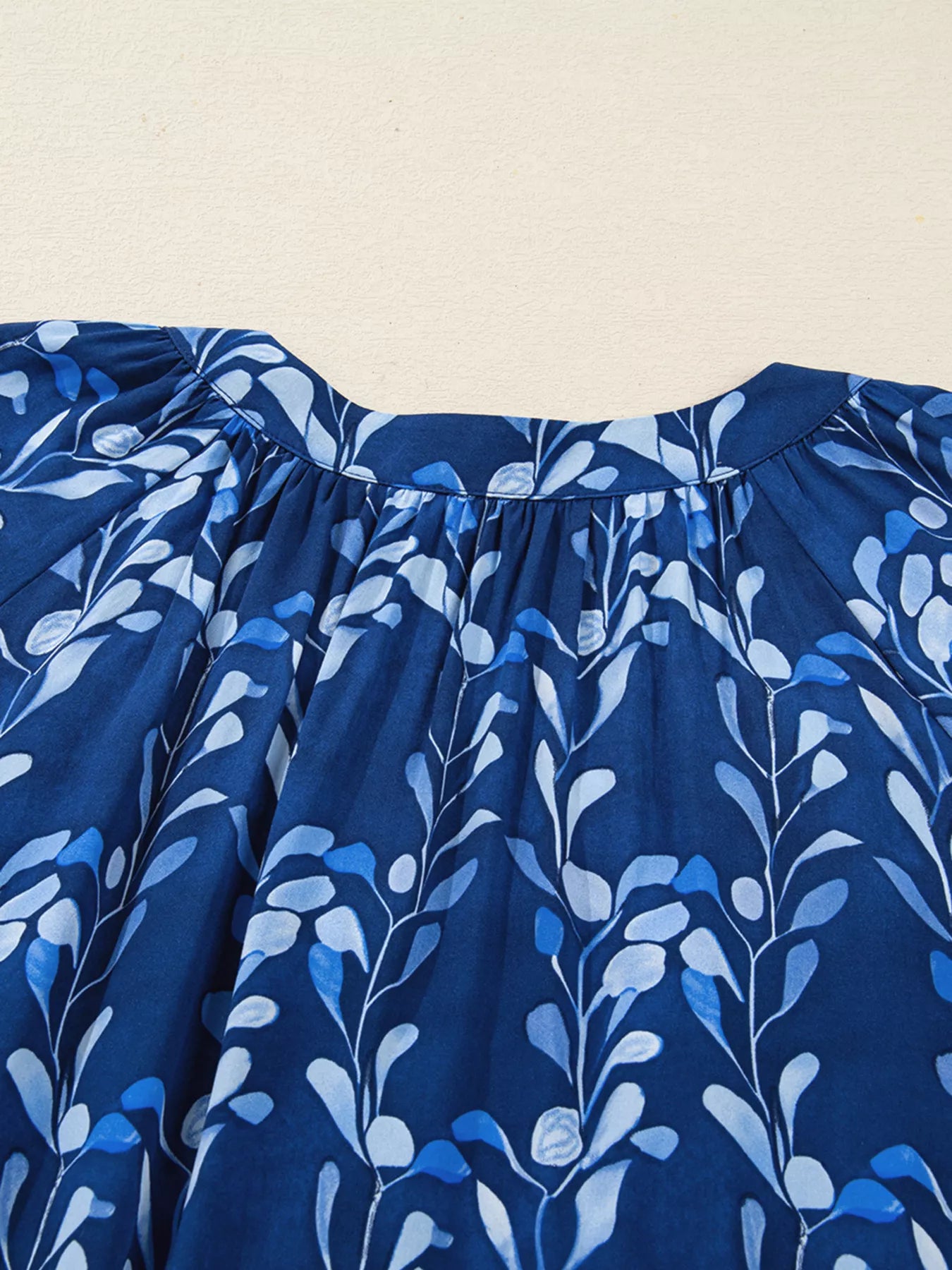 Botanical Print Button Up Shirt OutfitFlow