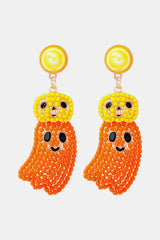 Halloween Ghost Shape Dangle Earrings Caramel One Size OutfitFlow